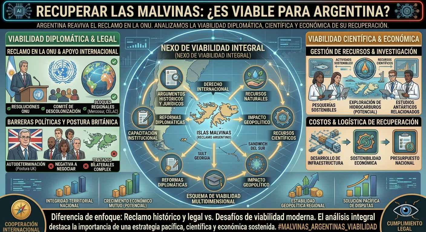 Recuperar las Malvinas: ¿Es viable para Argentina?