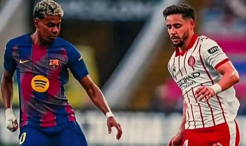 جيرونا يهزم برشلونة 2-1 في الليجا ويعقّد حسابات القمة