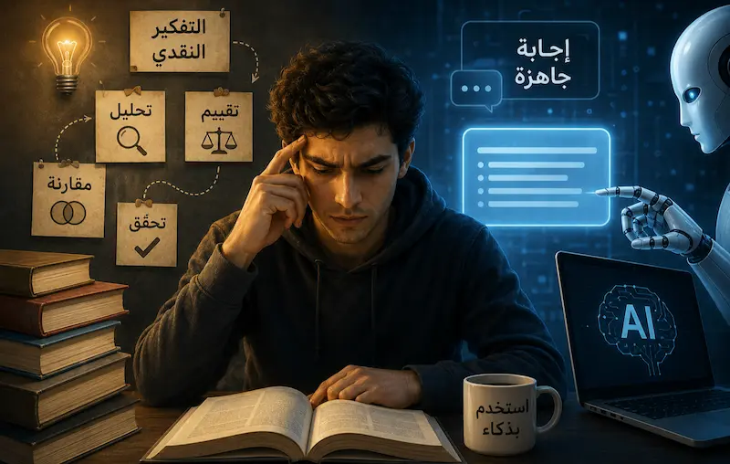 هل الذكاء الاصطناعي يضعف التفكير النقدي عند الإنسان؟