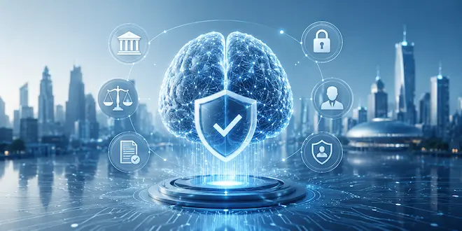 صورة توضيحية عن سباق الذكاء الاصطناعي يدخل مرحلة التنظيم: كيف تعيد الحكومات وشركات التكنولوجيا رسم مستقبل الابتكار؟ (تم توليدها بالذكاء الإصطناعي)