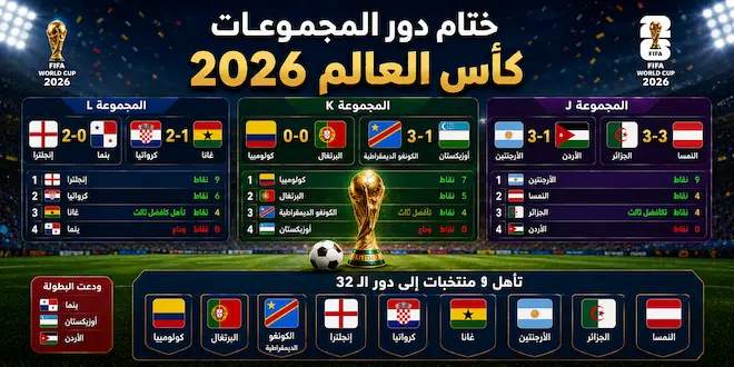 كولومبيا تتصدر والبرتغال تكتفي بالوصافة.. ليلة حاس