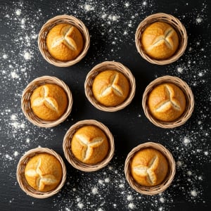 Mini Banneton Set - 6 Pieces