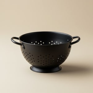 Black Stainless Steel Colander with Handles
