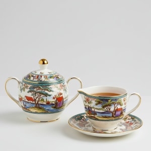 Dunoon Sugar Bowl and Creamer Set
