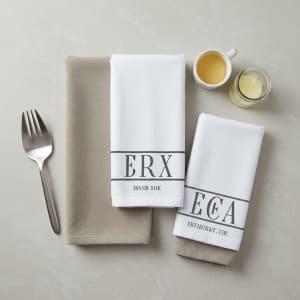 Personalized Monogram Kitchen Towel Set