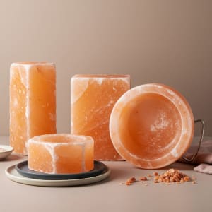Pink Himalayan Salt Block Cooking Set