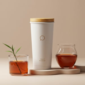 Travel Tea Mug with Bamboo Lid - 450ml