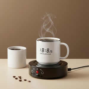 Electric Coffee Mug Warmer with Auto Shut-off