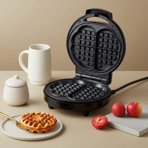 Heart-Shaped Waffle Maker - Non-Stick