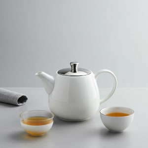 Zero Japan Round Teapot 450ml - White