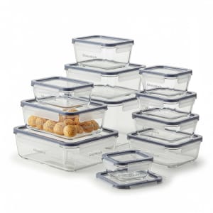 Glasslock Rectangular Container Set - 3 Piece