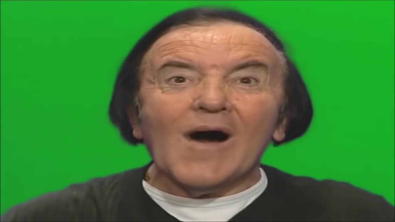 Wow! Man Winks and Smiles - Green Screen Meme Template - funny Reaction Meme meme