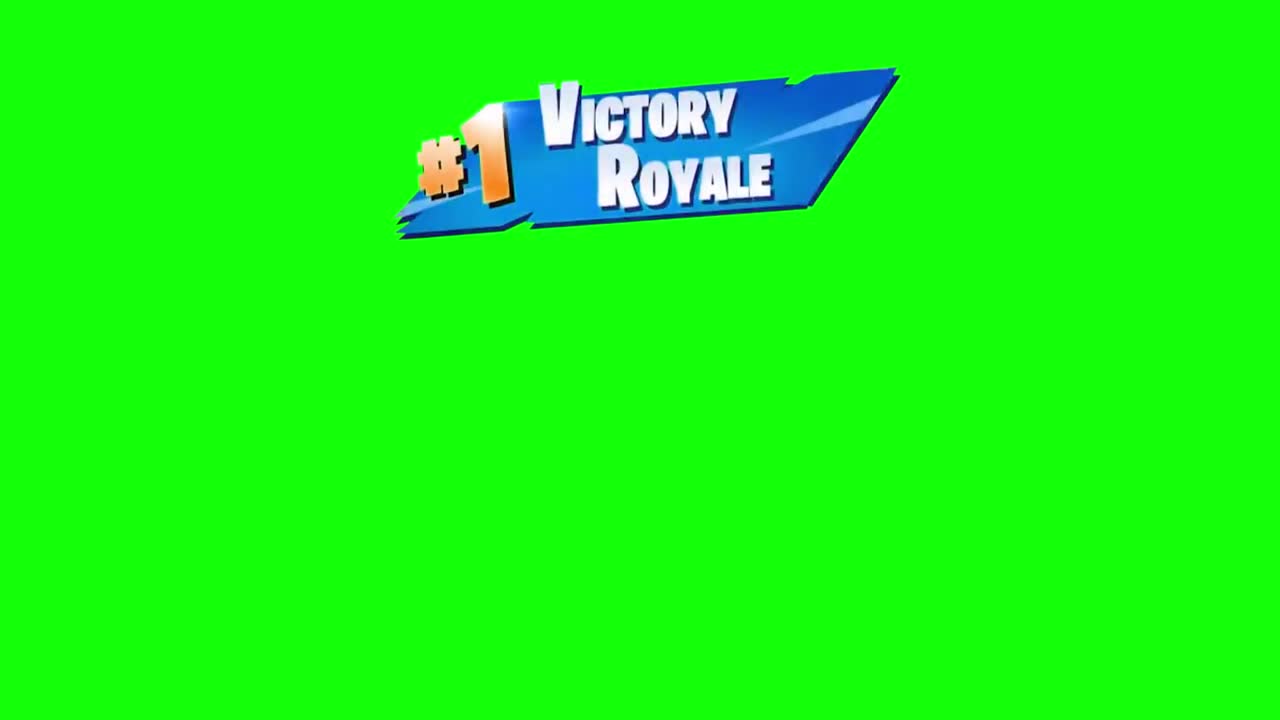 Fortnite #1 Victory Royale Green Screen Meme Template - funny Gaming meme