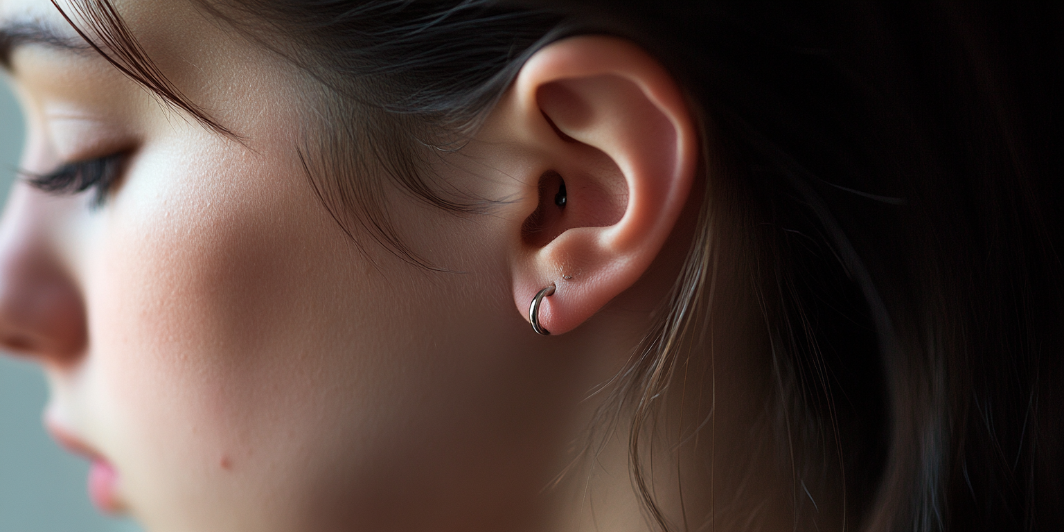 Illustration 1 piercing tragus risques paralysie