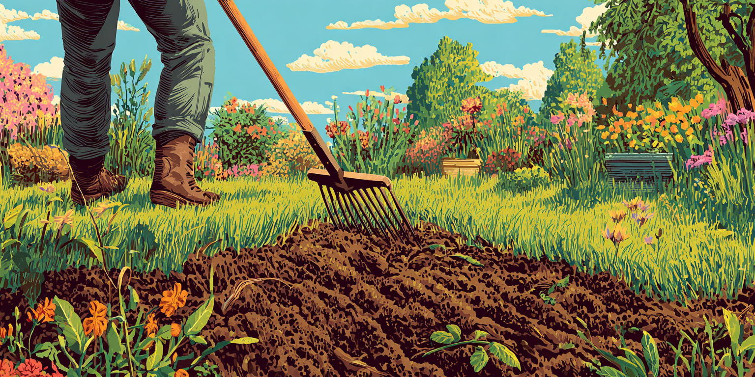 Illustration 2 Scarifier au râteau