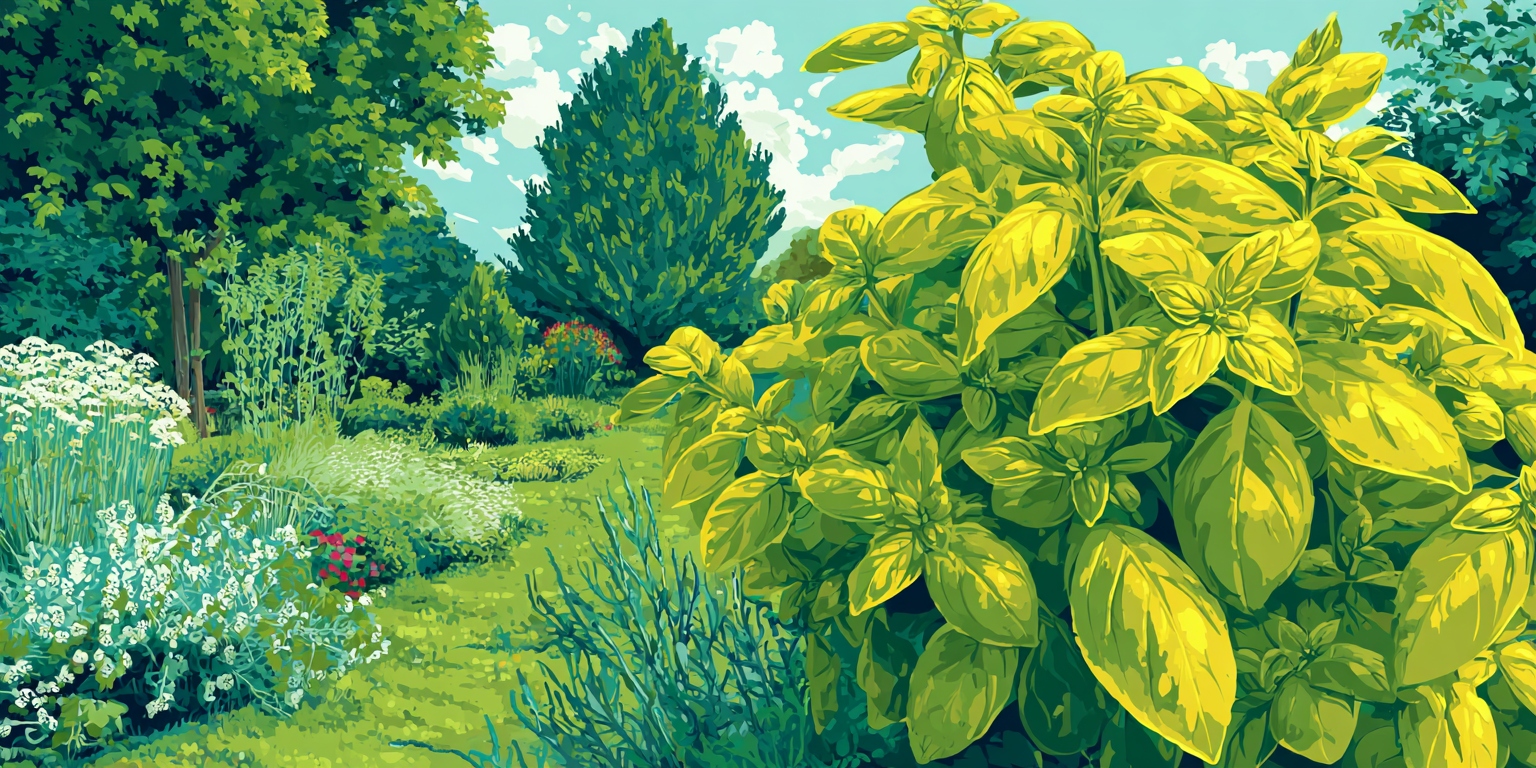 Illustration 1 Basilic jauni