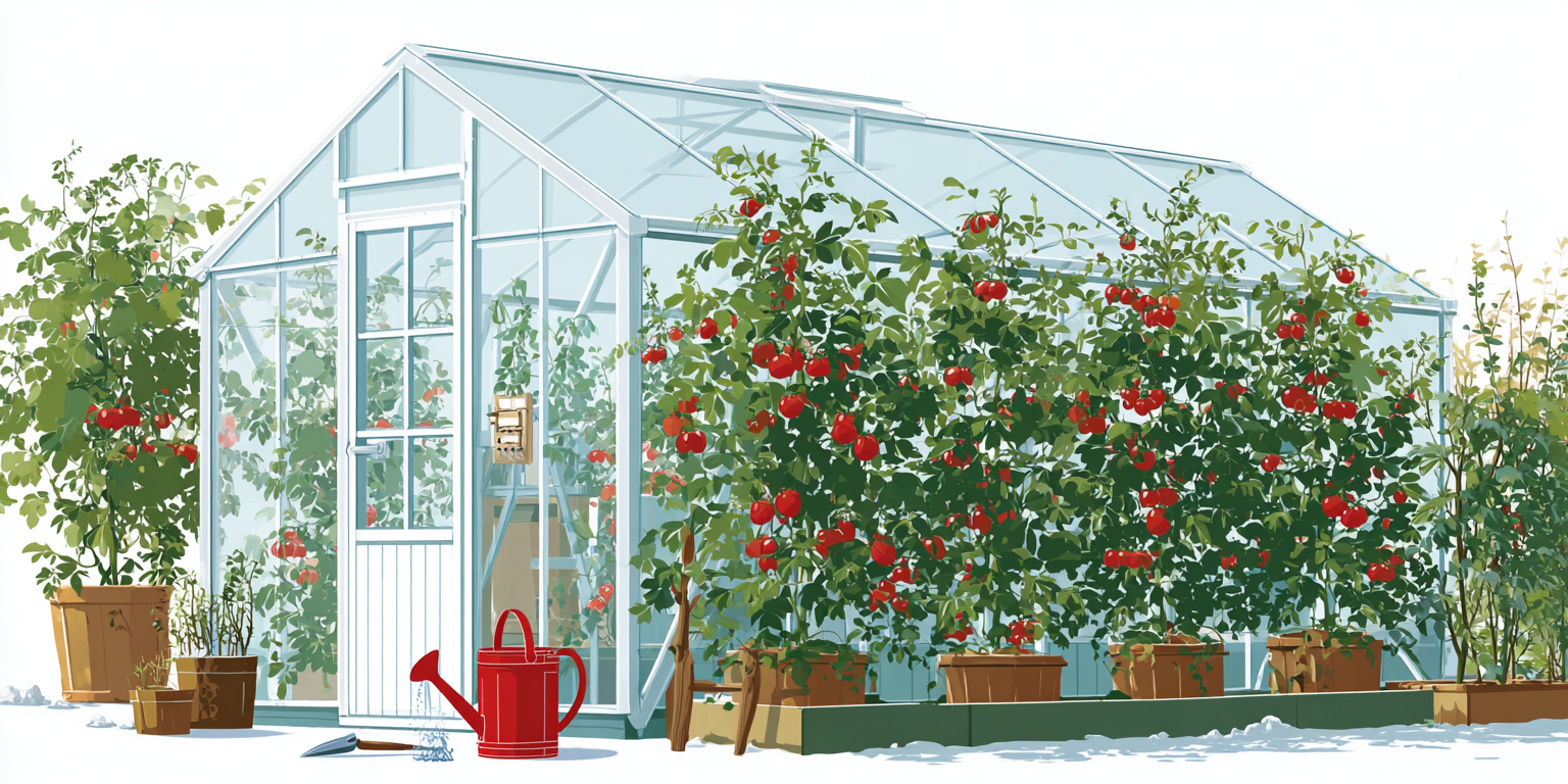 Illustration 1 Combien de pieds de tomates dans une serre de 6m²