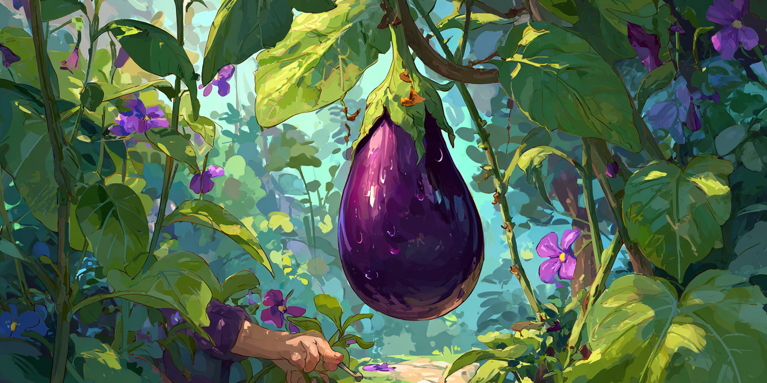 Illustration 1 Comment savoir si une aubergine est mûre