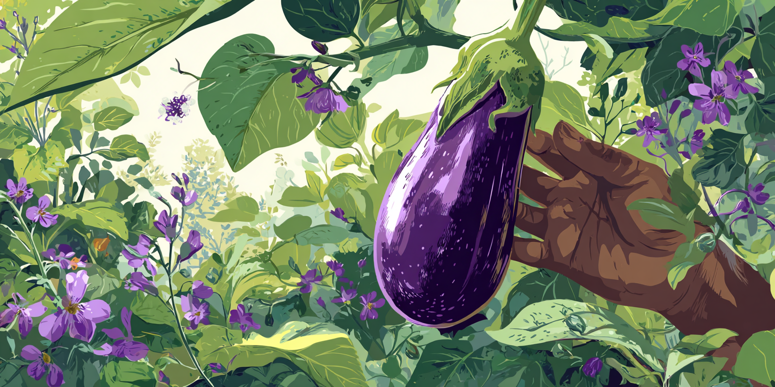 Illustration 2 Comment savoir si une aubergine est mûre