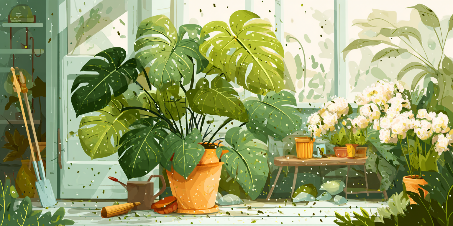 Illustration 2 Cochenilles monstera