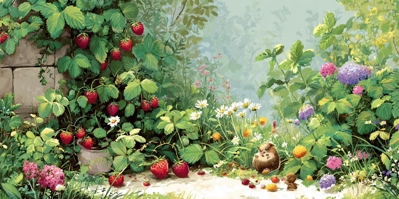 Illustration 5 Fraises grignotées