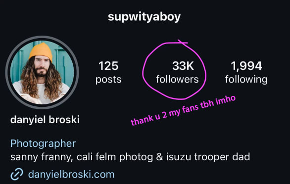 thank u 2 my fans