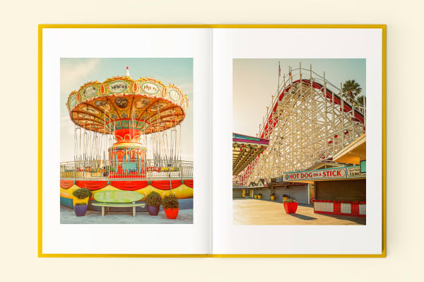 boardwalk amusement rides in sanny franny santy cruz