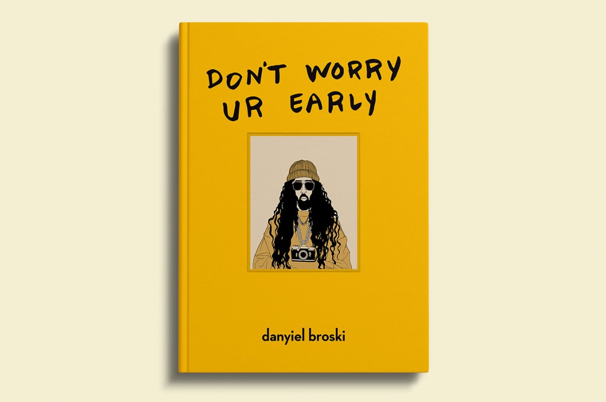 the cover of the book with me, ya boy, on the front