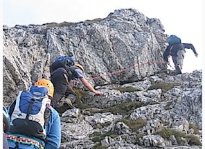 Klettersteigkurs Tegelbergsteig