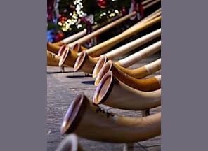 Alphornbläser Waltenhofen und Sulzberg - Erlebnis-Weihnachtsmarkt Bad Hindelang