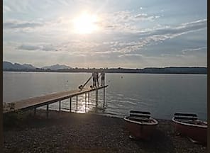 Alphornspielen am Forggensee