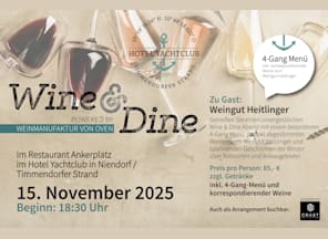 Wine & Dine im Hotel Yachtclub