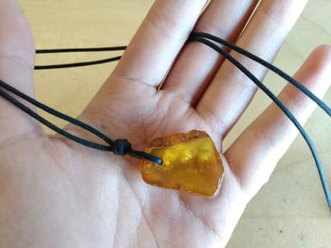 Bernsteinschleifen im Nationalpark-Haus auf Pellworm