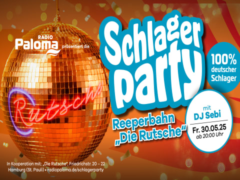Radio Paloma präsentiert die „Schlagerparty auf der Reeperbahn“! Radio Paloma präsentiert die „Schlagerparty auf der Reeperbahn“!