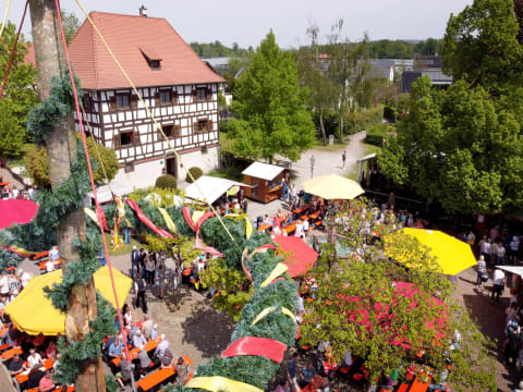 Maibaumstellen in Kippenhausen