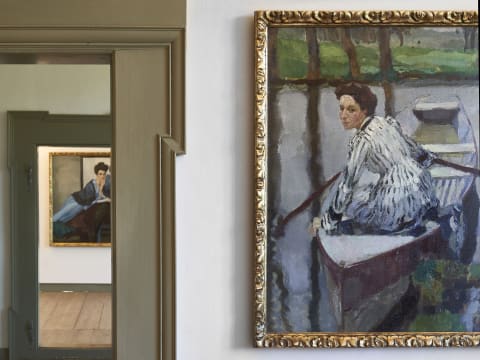 Feierliche Enthüllung der ältesten Ansicht Achbergs