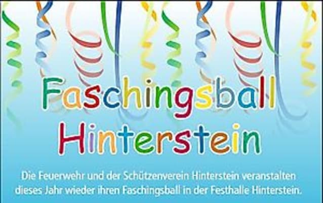 Faschingsball Hinterstein
