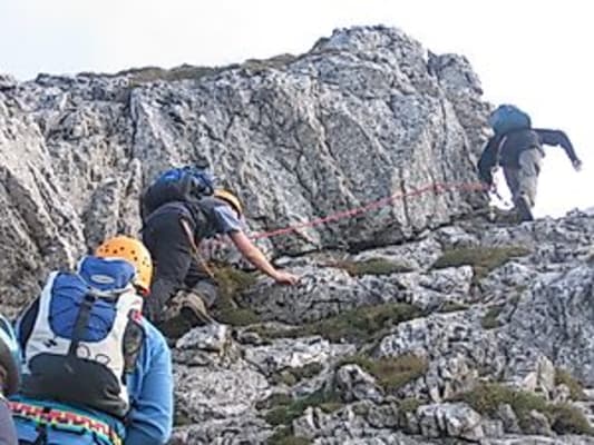 Klettersteigkurs Tegelbergsteig