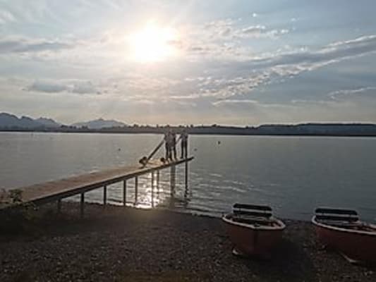 Alphornspielen am Forggensee