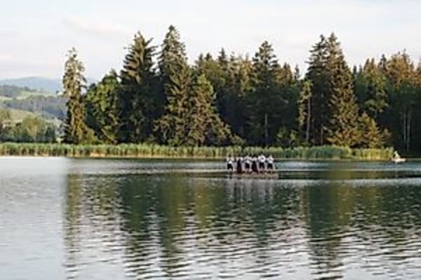 Alphornserenade mit den Sulzberger Alphornbläsern auf dem Sulzberger See