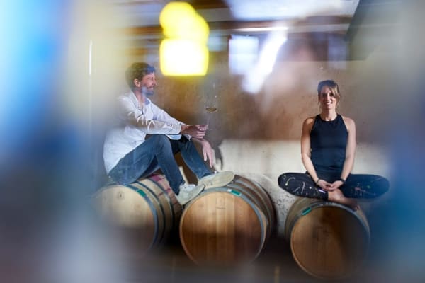Yoga und  Wein - die Kombi darf sein