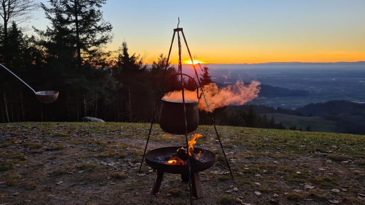 WWG-Hock "Wurst, Weck und Glühwein" auf der Borkies-Hütte