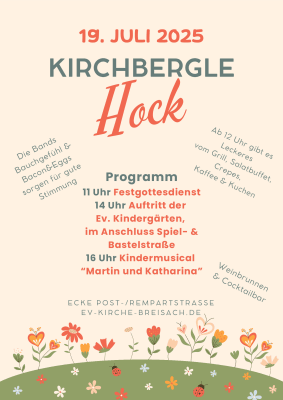 Kirchbergle - Hock der evang. Martin-Bucer-Gemeinde