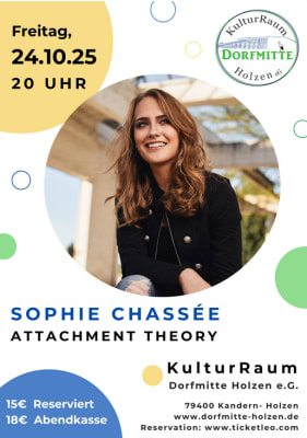 KulturRaum Bühne - Konzert: Sophie Chassée „Attachment Theory“