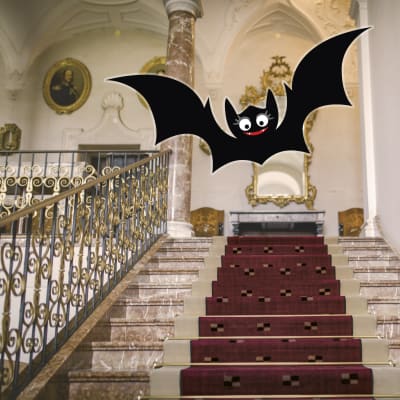Fledermaus Agathe in Not