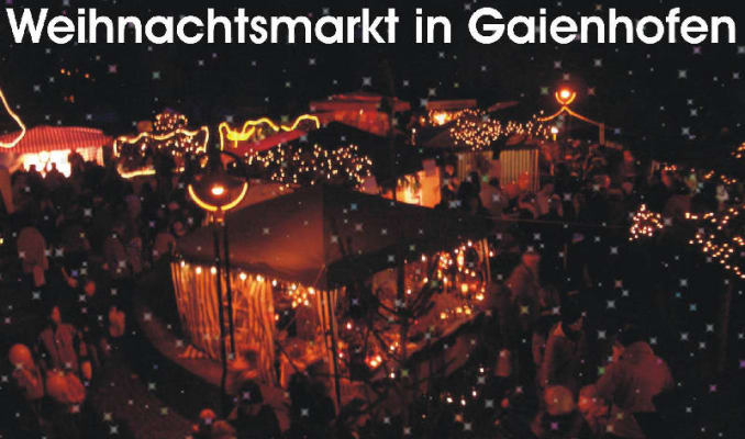 Weihnachtsmarkt in Gaienhofen