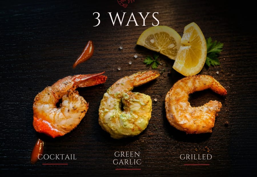 Prawns 3 Ways at Chuckanut Manor Seafood & Grill