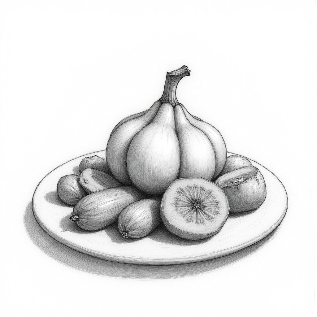 Pacific Northwest Fall Feast concept sketch