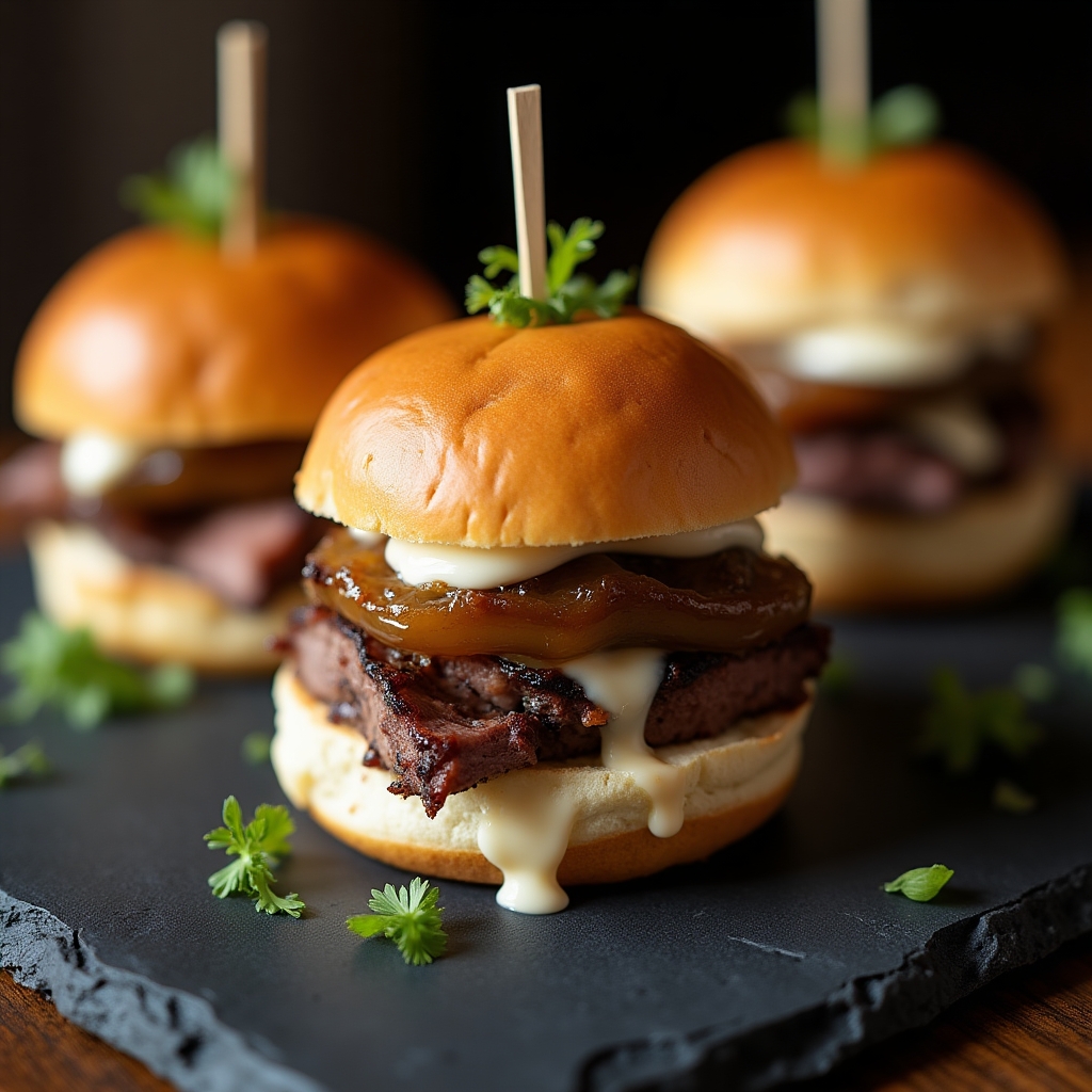 Mini Prime Dip Sliders presentation