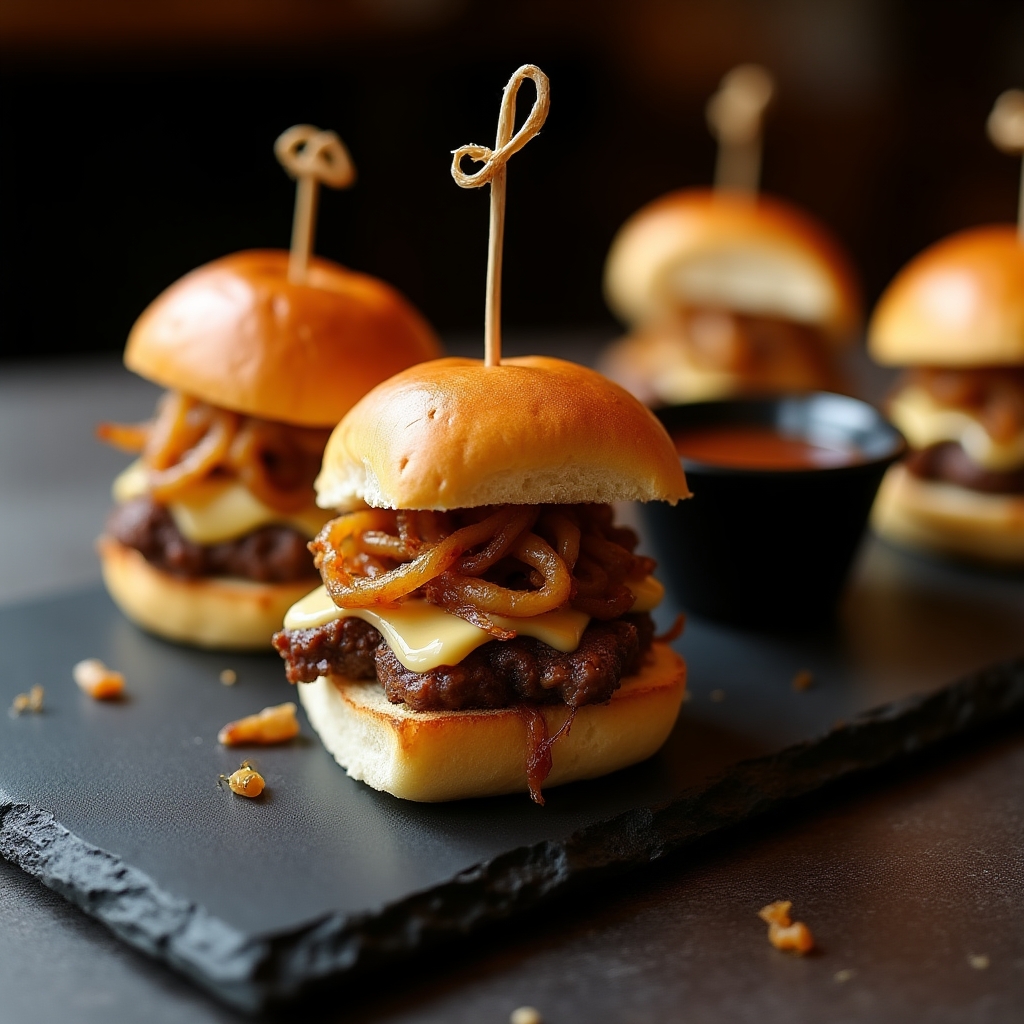 Martini Lounge Prime Dip Sliders presentation